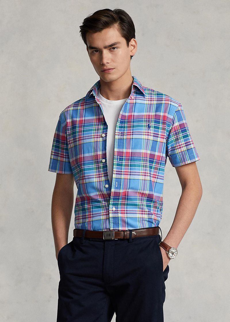 ポロ ラルフ ローレン シャツ メンズ カラー カスタム フィット 格子縞 Oxford PFKIL6173